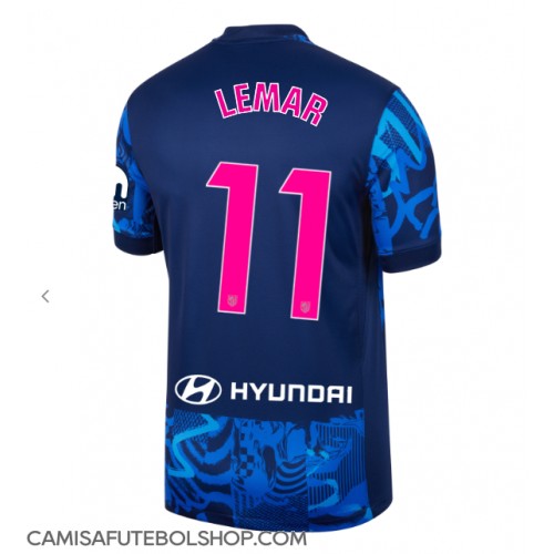 Camisa de time de futebol Atletico Madrid Thomas Lemar #11 Replicas 3º Equipamento 2024-25 Manga Curta